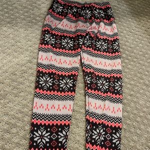 Holiday patterned leggings